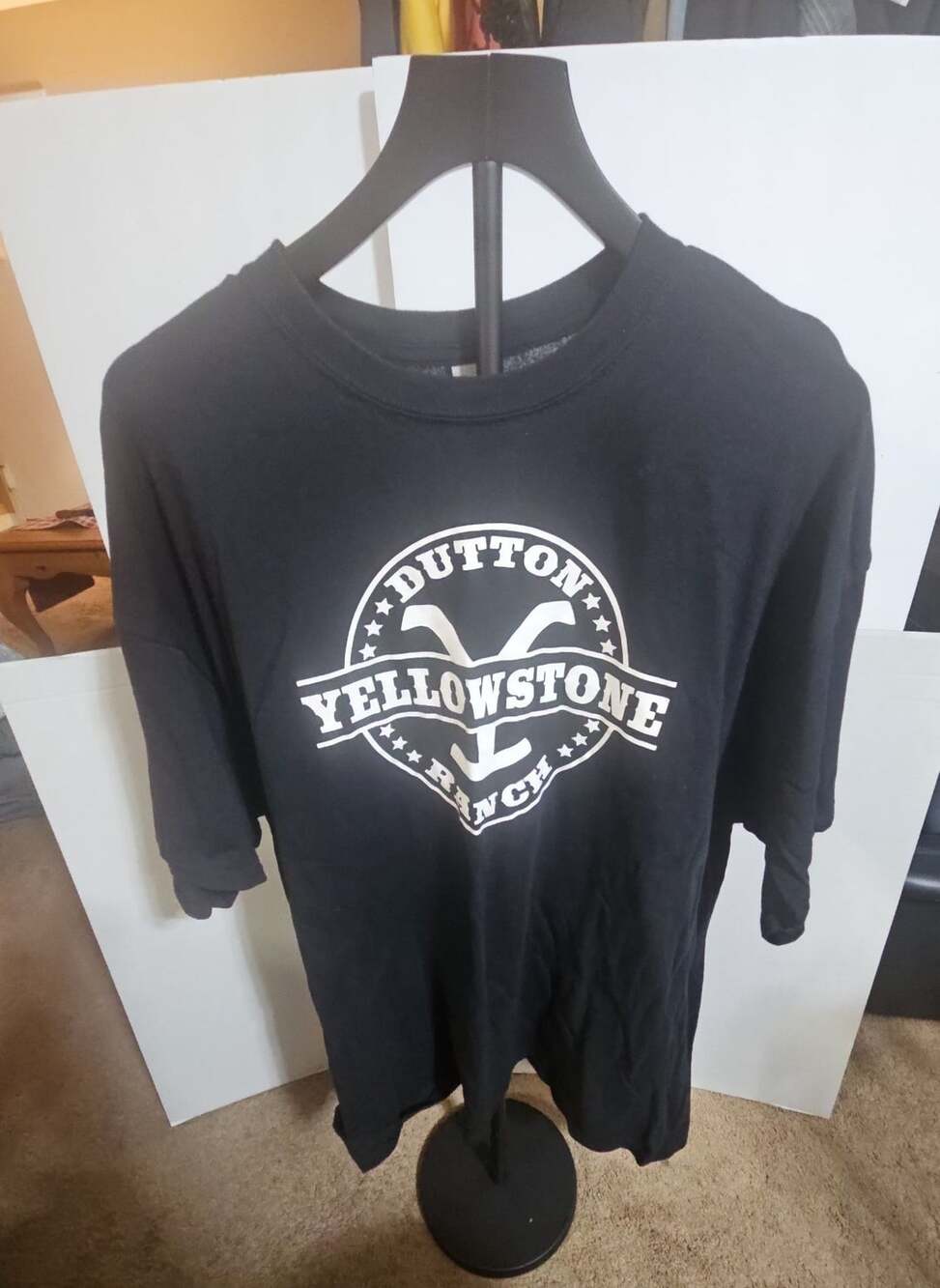 Gildan Yellowstone Dutton Ranch T-Shirt Size 2XL Black Heavy Cotton